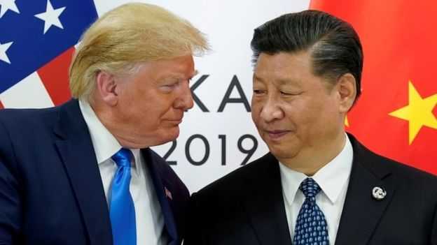 The two men met during a G20 meeting in Japan last year REUTERS