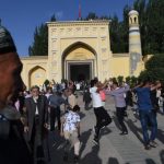 IFJ research found China has taken several groups of journalists from Muslim countries to ‘re-education’ camps in Xinjiang. Photograph: Greg Baker/AFP/Getty Images