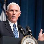 Vice President Mike Pence speaks after leading a White House Coronavirus Task Force briefing at the Department of Health and Human Services in Washington on June 26, 2020. (Joshua Roberts/Getty Images)