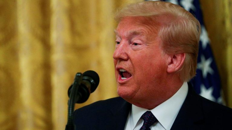 US President Donald Trump at the White House in Washington, US on June 17, 2020. (Reuters)