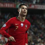 Portugal's Cristiano Ronaldo during the Euro 2020 group B qualifying soccer match between Portugal and Lithuania Nov. 14, 2019. - Copyright AP Photo/Armando Franca