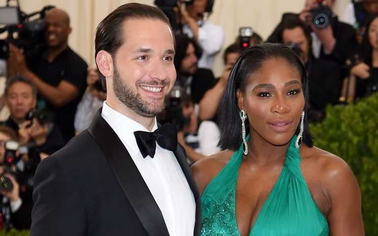 Alexis Ohanian and Serena Williams