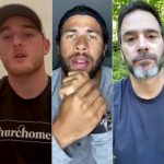 Ryan Blaney, Ty Dillon, Bubba Wallace, Jimmie Johnson and Kyle Busch from a NASCAR video release pre-race before Atlanta.