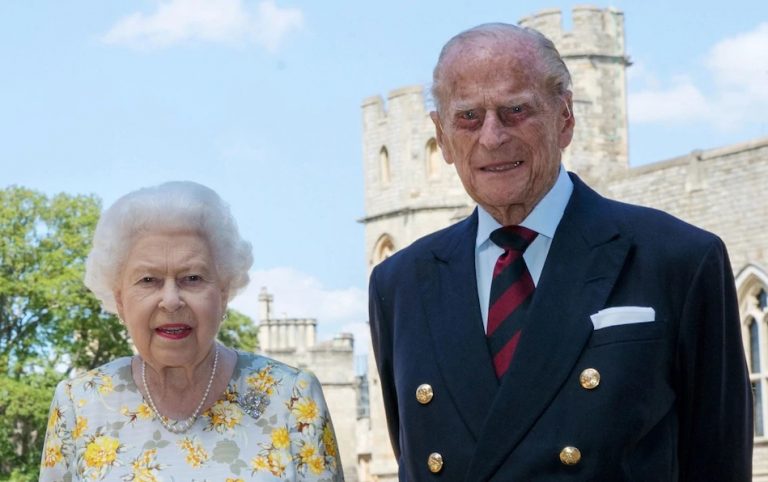 The Queen and Prince Philip photographed at Windsor Castle CREDIT: PA
