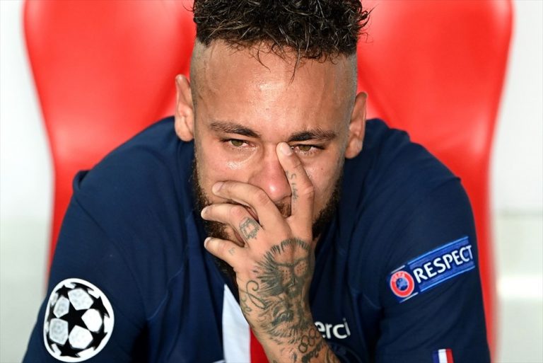 Neymar cried after the match