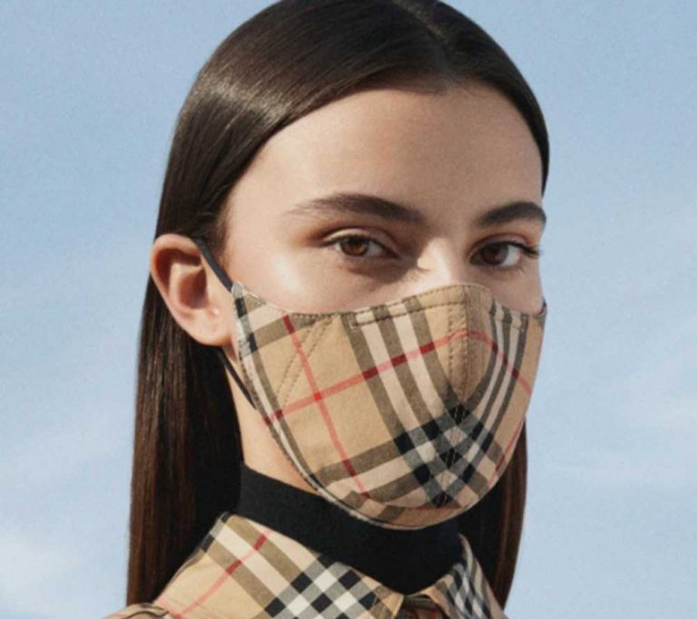 Burberry designed a coronavirus mask