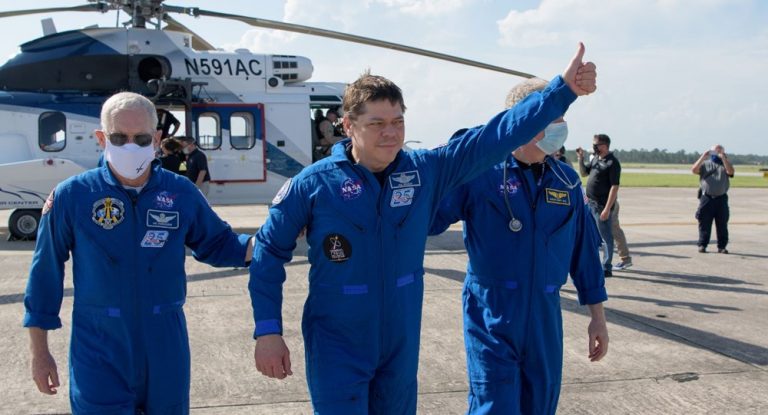 NASA astronauts returned to Earth with SpaceX capsule