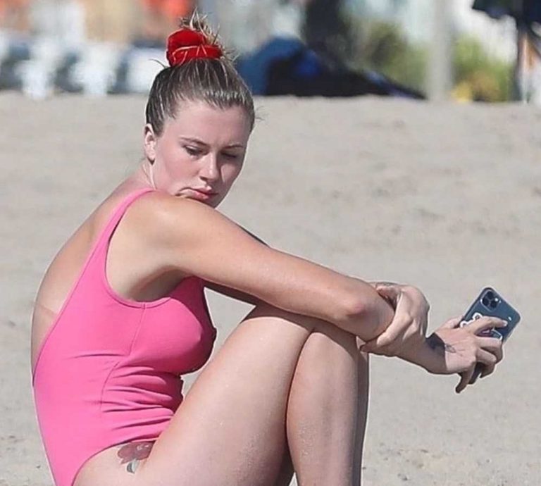 Ireland Baldwin on vacation after the attack