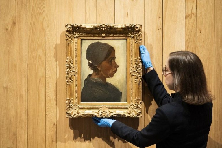 1.6 million euros for Van Gogh’s Head of a Woman painting