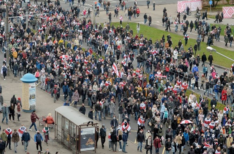 The streets of Belarus are confused again