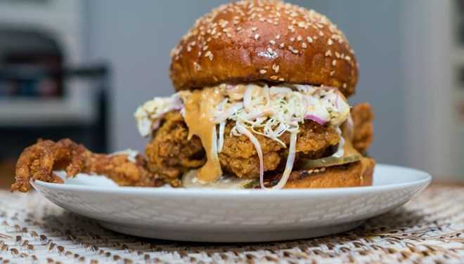 Chilling burger from Michelin star chef