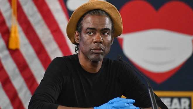 Comedian Chris Rock comments on Donald Trump’s illness