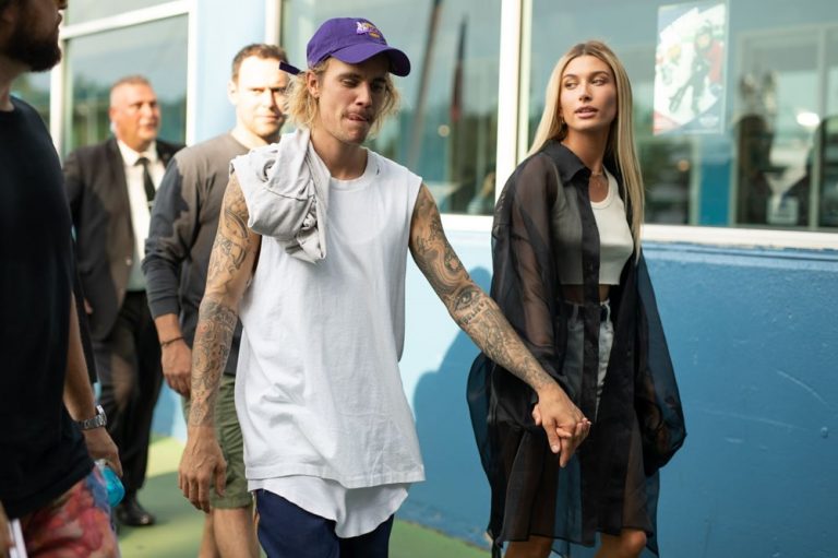 Justin Bieber tattoo by from Hailey Baldwin