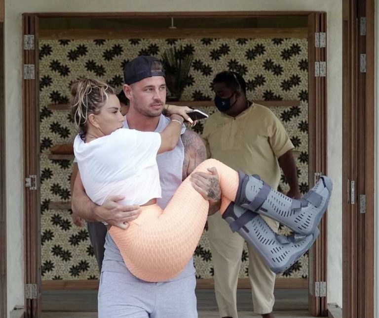 Difficult moments for Katie Price