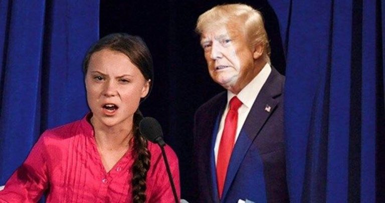 Young activist Greta Thunberg mocks Trump