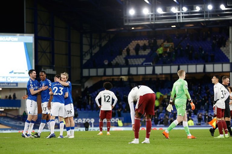 Everton 2-1 Arsenal Match Result