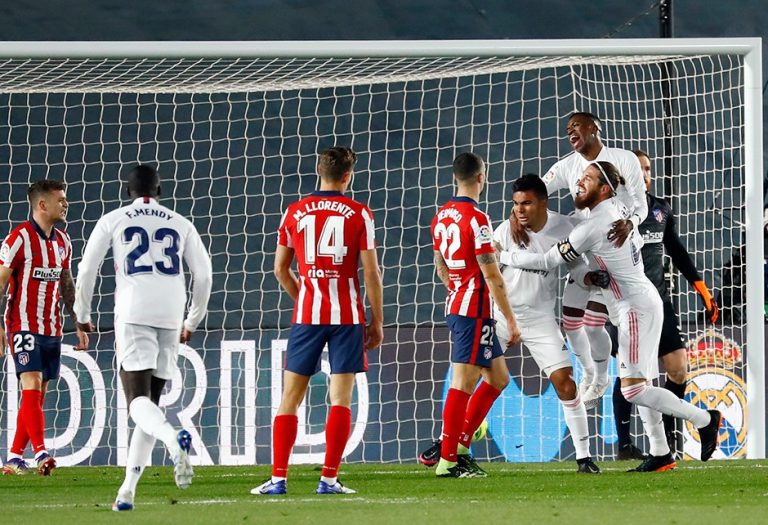 Real Madrid 2-0 Atletico Madrid Match Result