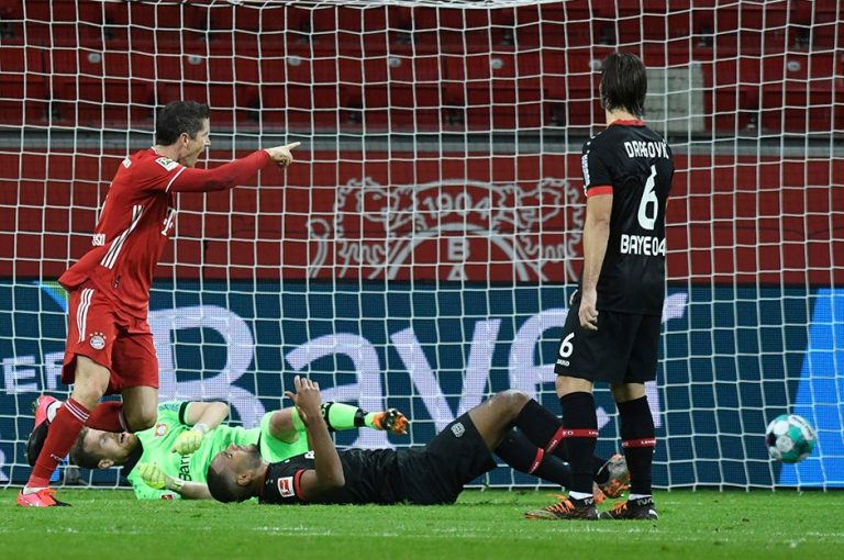 Bayer Leverkusen 1-2 Bayern Munich Match Result