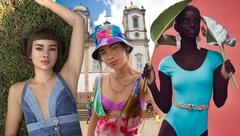 Virtual supermodels in the fashion industry