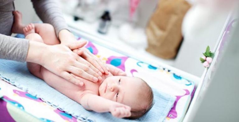 Skin care of newborns