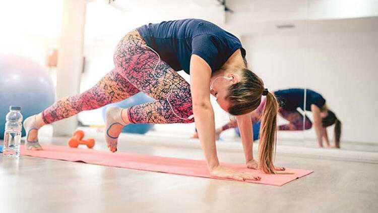 Exercise recommendation to alleviate cramps during menstrual period