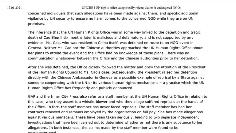 The scandalous correspondence of the UN ‘spying on China’s opponents’ surfaced