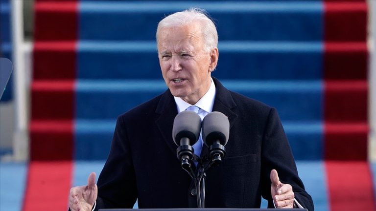 US President Biden signs his first decrees