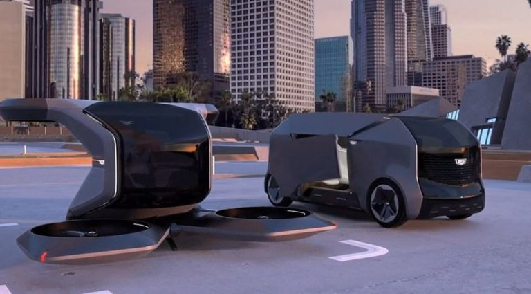 Cadillac introduces driverless flying car
