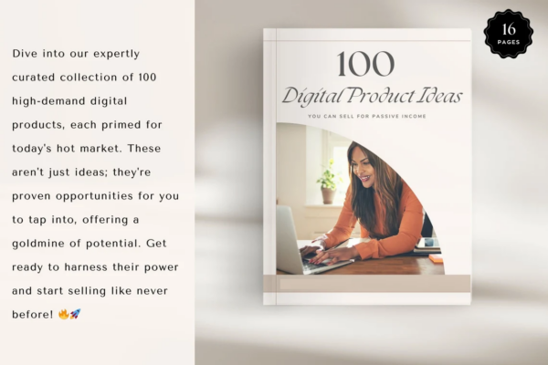 100 Digital Product Ideas | Small Business | Make Money Online | Selling on Etsy | Etsy Sellers Guide | Digital Products Best Seller - Image 3