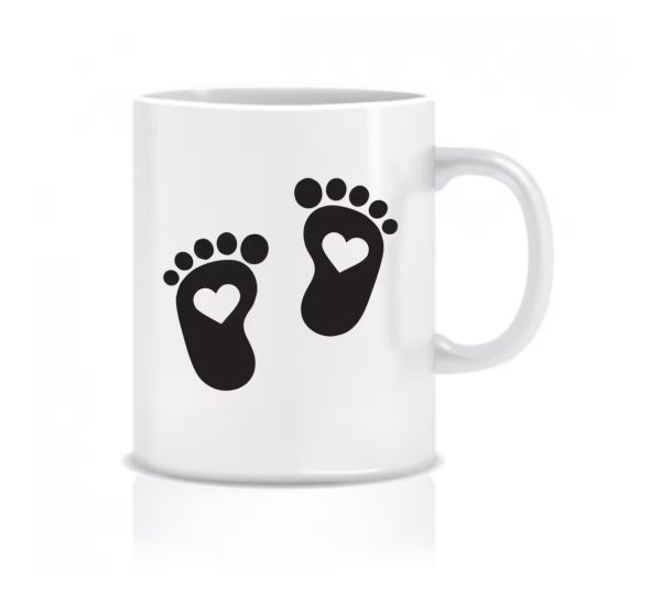 Baby Footprint, Baby Feet SVG Instant Download SVG, PNG, eps, dxf, jpg digital download - Image 2