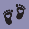 Baby Footprint, Baby Feet SVG Instant Download SVG, PNG, eps, dxf, jpg digital download - Image 3