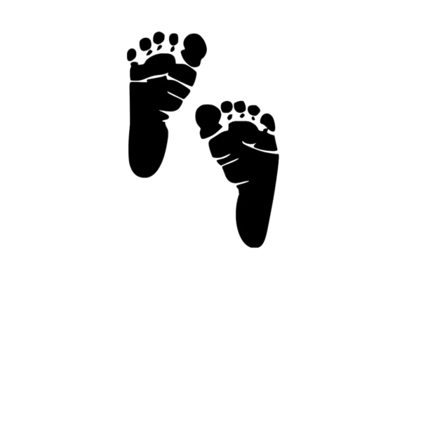 Baby Footprint, Baby Feet SVG Instant Download SVG, PNG, eps, dxf, jpg digital download - Image 5