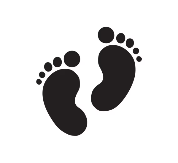 Baby Footprint, Baby Feet SVG Instant Download SVG, PNG, eps, dxf, jpg digital download - Image 7