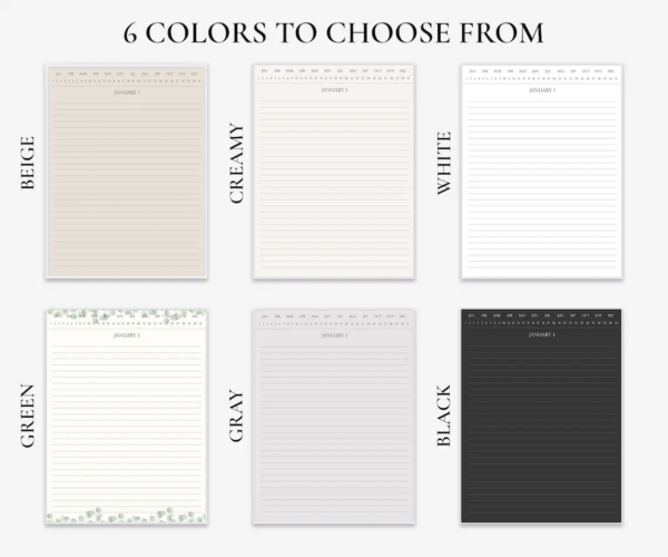 Digital Daily Journal, GoodNotes Journal, Diary Journal, 366 Daily Pages Journal, iPad Journal, Notabiliity Journal, Digital Diary - Image 3