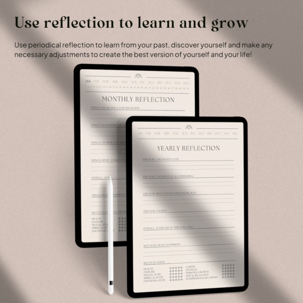 THAT GIRL Undated Digital Planner | Daily, Weekly, Monthly Goodnotes iPad Planner, Self Care Planner, ADHD Friendly Planner, Meal Planner - Image 8