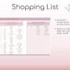Weekly Meal Planner and Grocery List | Google Sheets Digital Template | Automated Shopping List | Food Prep | Printable Digital Meal Planner - Image 5