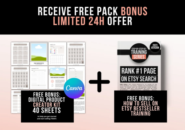 1000 Digital Products Ideas To Create And Sell Today For Passive Income, Etsy Digital Downloads Small Business Ideas and Bestsellers to Sell - Image 8