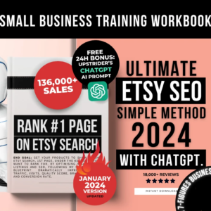 How To Sell Products And Rank 1st On Etsy Search Page, Etsy Shop Seller Help Selling Guide, How To Rank On Etsy Shop Seller Handbook