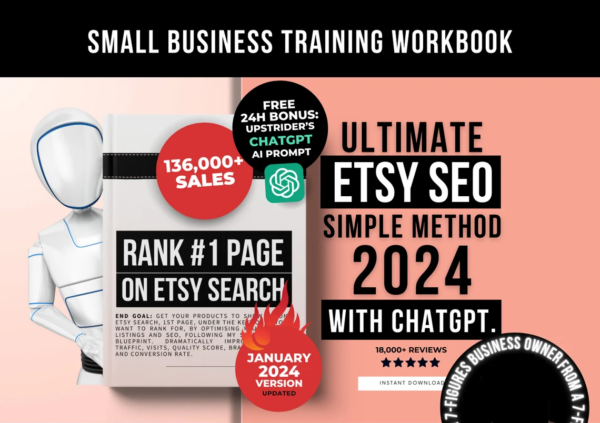 How To Sell Products And Rank 1st On Etsy Search Page, Etsy Shop Seller Help Selling Guide, How To Rank On Etsy Shop Seller Handbook