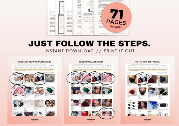 How To Sell Products And Rank 1st On Etsy Search Page, Etsy Shop Seller Help Selling Guide, How To Rank On Etsy Shop Seller Handbook - Image 2