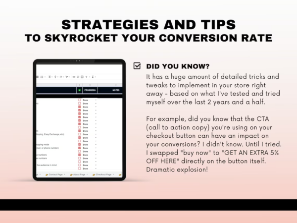 Ultimate E-commerce Shopify Store and Website Checklist Builder, How To Sell On Shopify, Shopify Selling Guide, How To Start Selling Online - Image 6