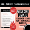 Welcome Email Sequence Template For Product-based & E-commerce Business, Welcome Email Swipe Files, Etsy and Shopify Email List Scripts
