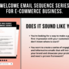 Welcome Email Sequence Template For Product-based & E-commerce Business, Welcome Email Swipe Files, Etsy and Shopify Email List Scripts - Image 3