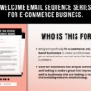 Welcome Email Sequence Template For Product-based & E-commerce Business, Welcome Email Swipe Files, Etsy and Shopify Email List Scripts - Image 5